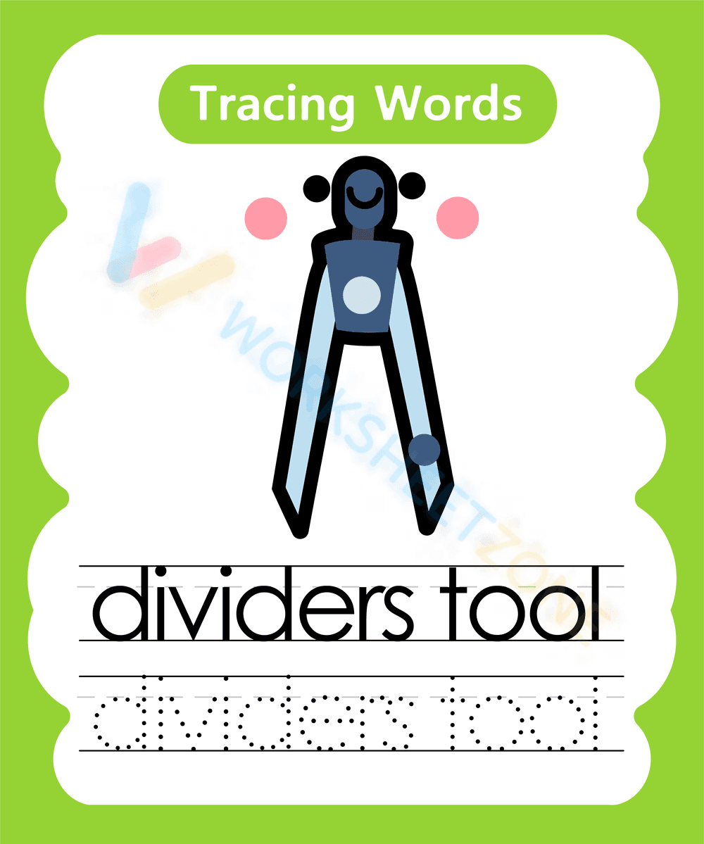Trace the word Dividers Tool - Page 1