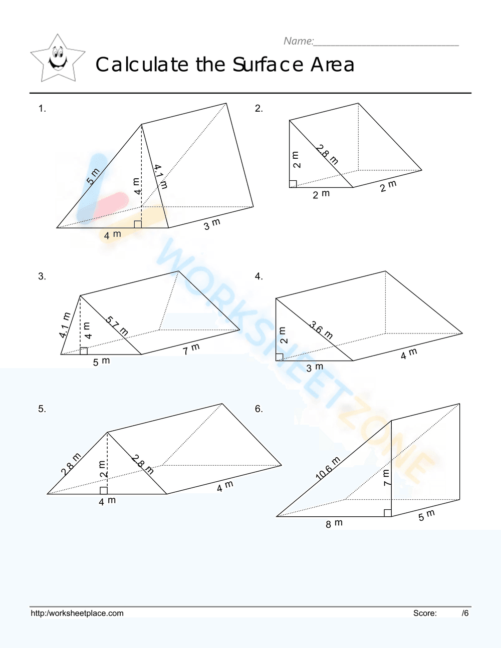 Learn About Triangular Prisms in this Worksheet - Page 1