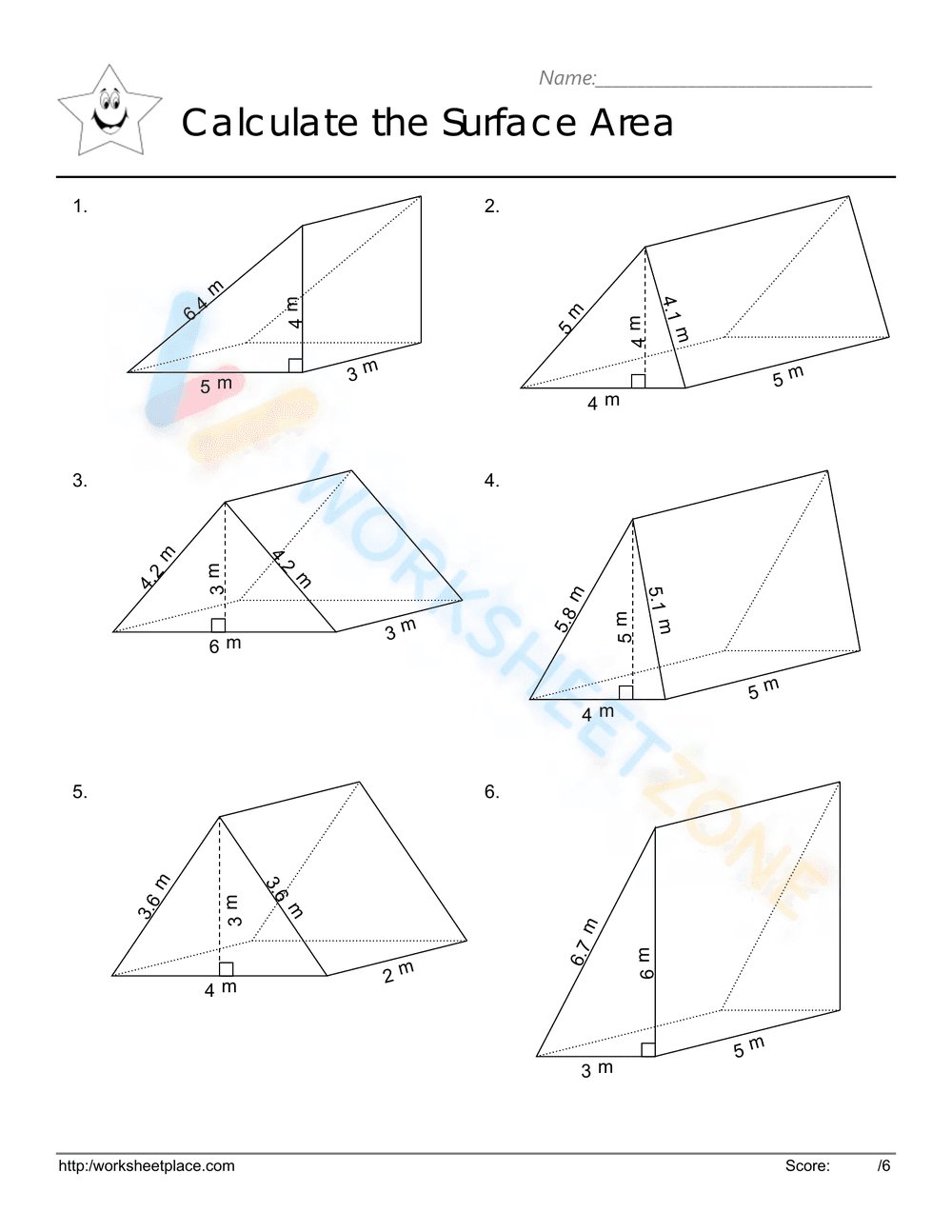 Master Triangular Prisms: A Geometry Worksheet - Page 1