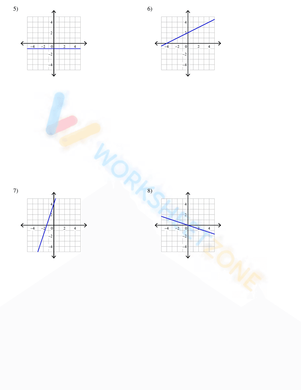 Practice Writing Linear Equations with this Worksheet - Page 2