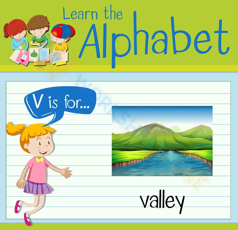 letter v beginning sound worksheets 4 - Page 1