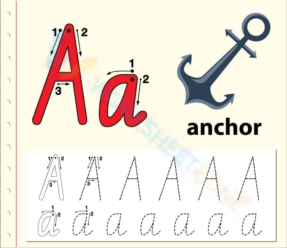 A is for Anchor - Page 1