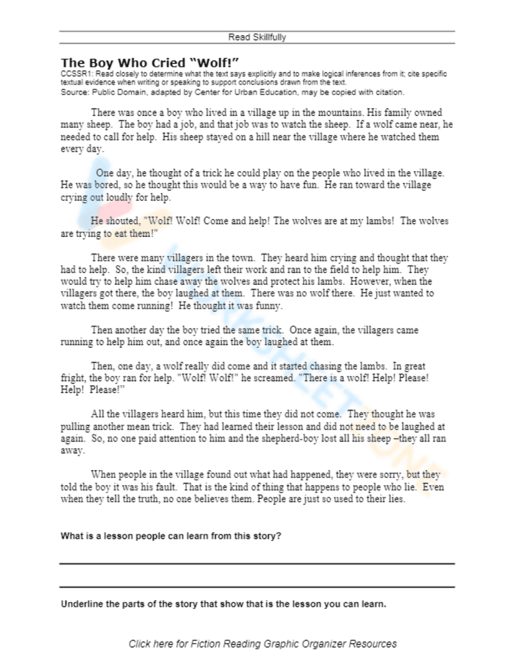 close reading passages 4 - Page 1