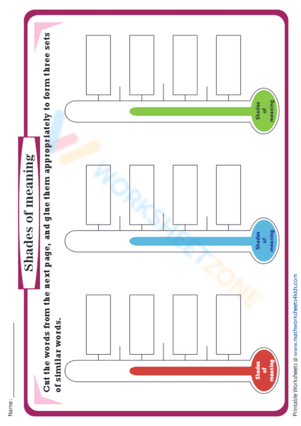 shades of meaning 9 - Page 1