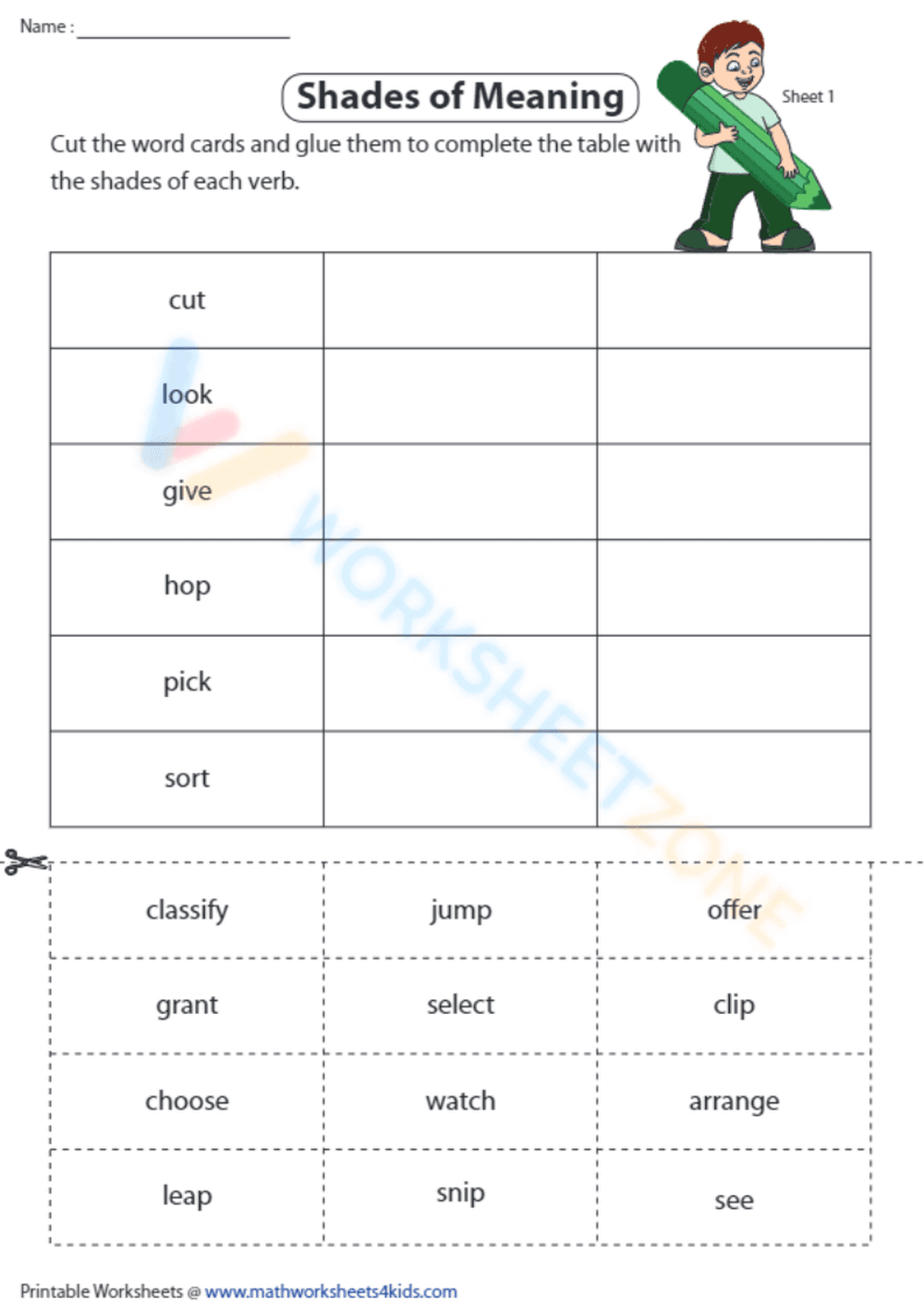 shades of meaning 8 - Page 1