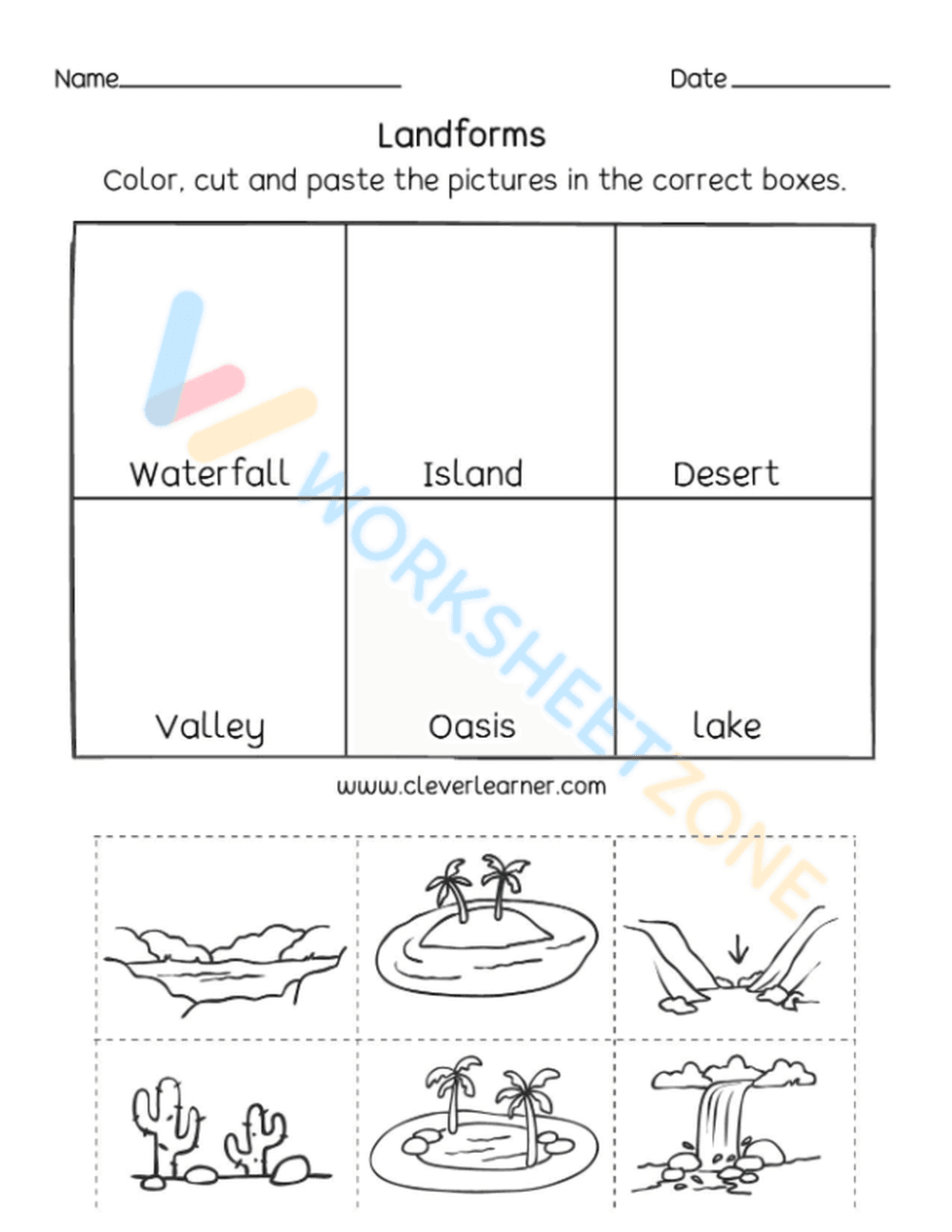 Explore Different Types of Landforms - Page 1
