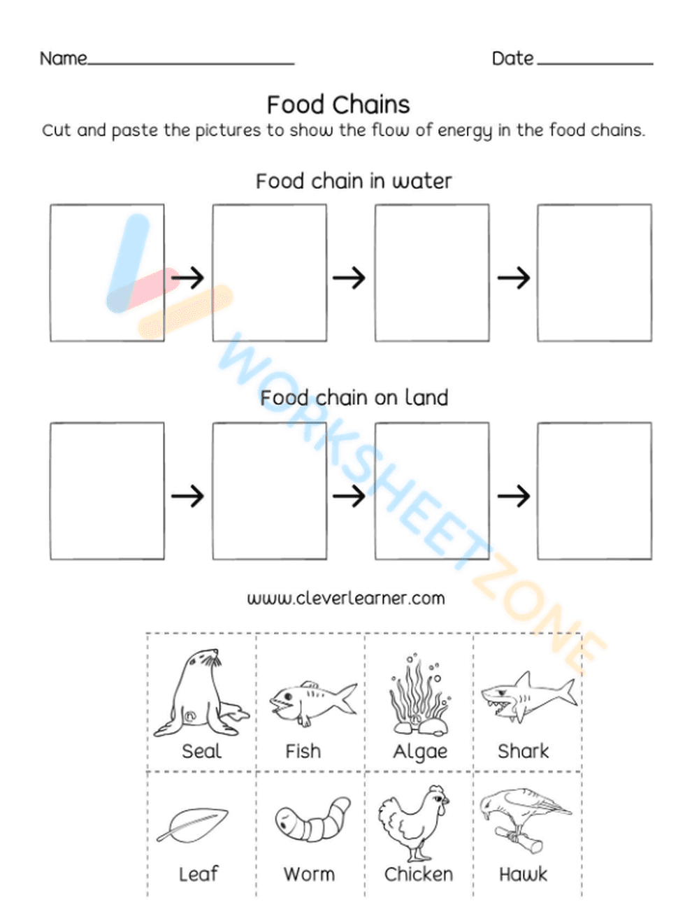 food webs and food chains 3 - Page 1
