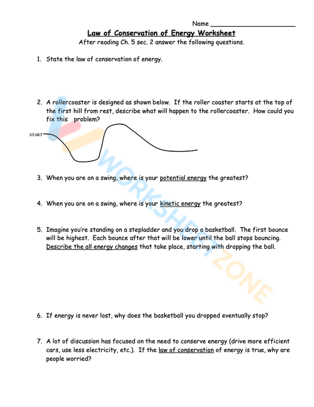 Understanding Conservation of Energy - Page 1