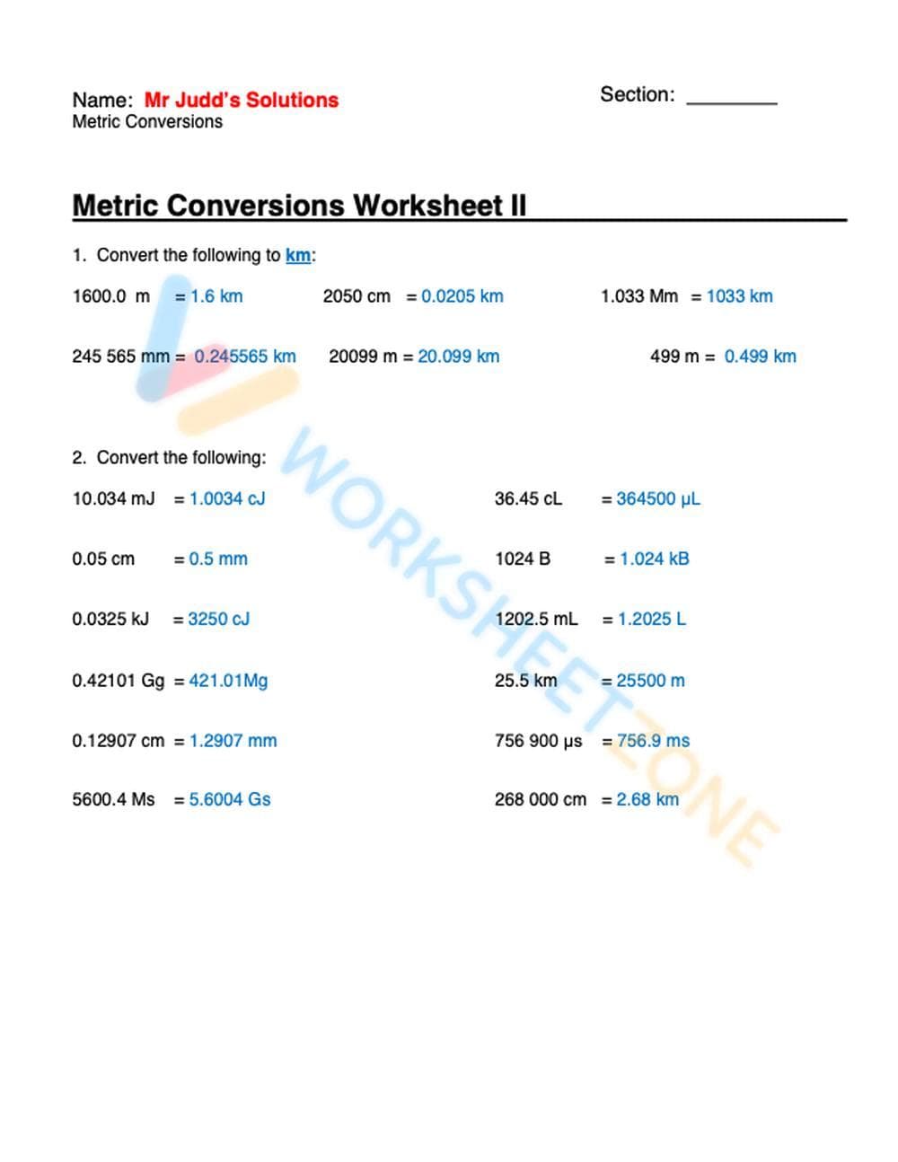 Mastering Metric Conversion - Page 4