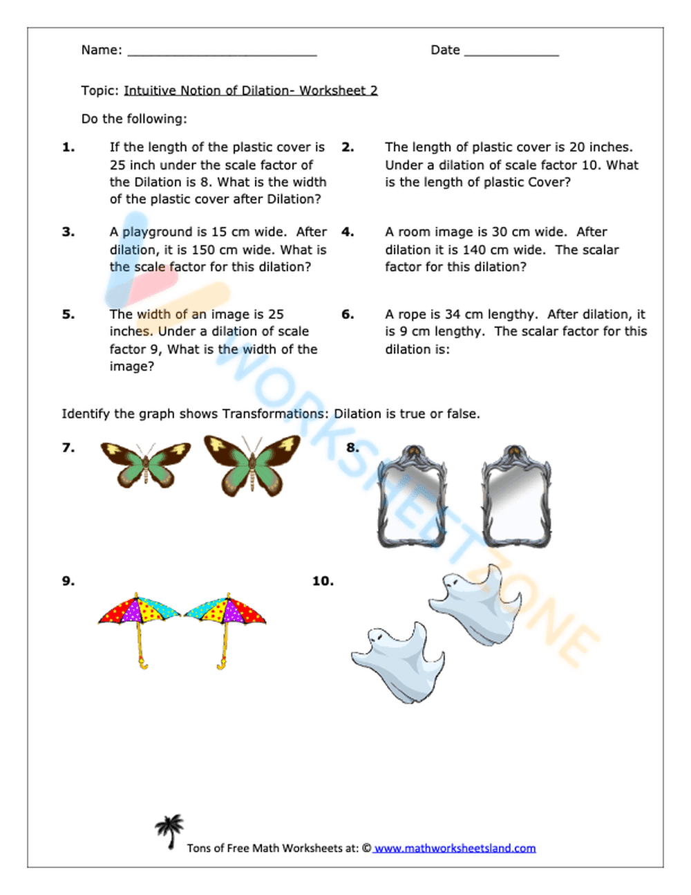 dilations worksheet 3 - Page 2