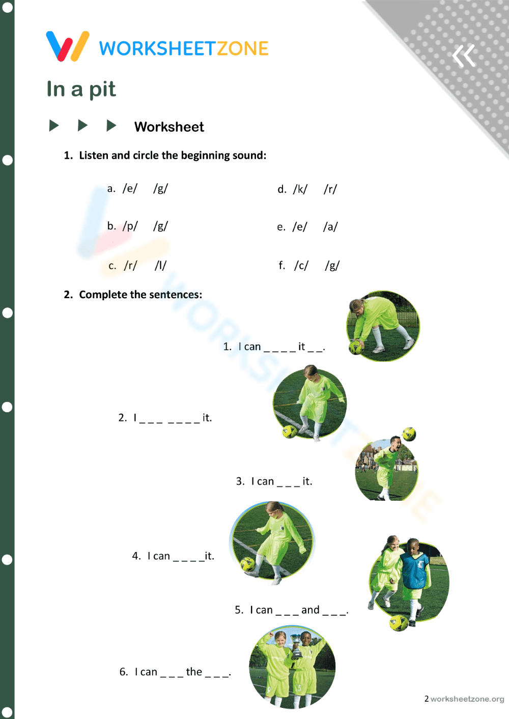 English-teaching materials for English teachers - In a pit! - Page 2