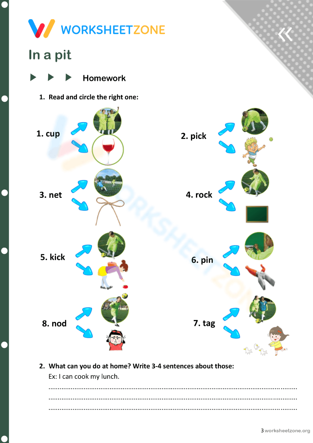 English-teaching materials for English teachers - In a pit! - Page 3