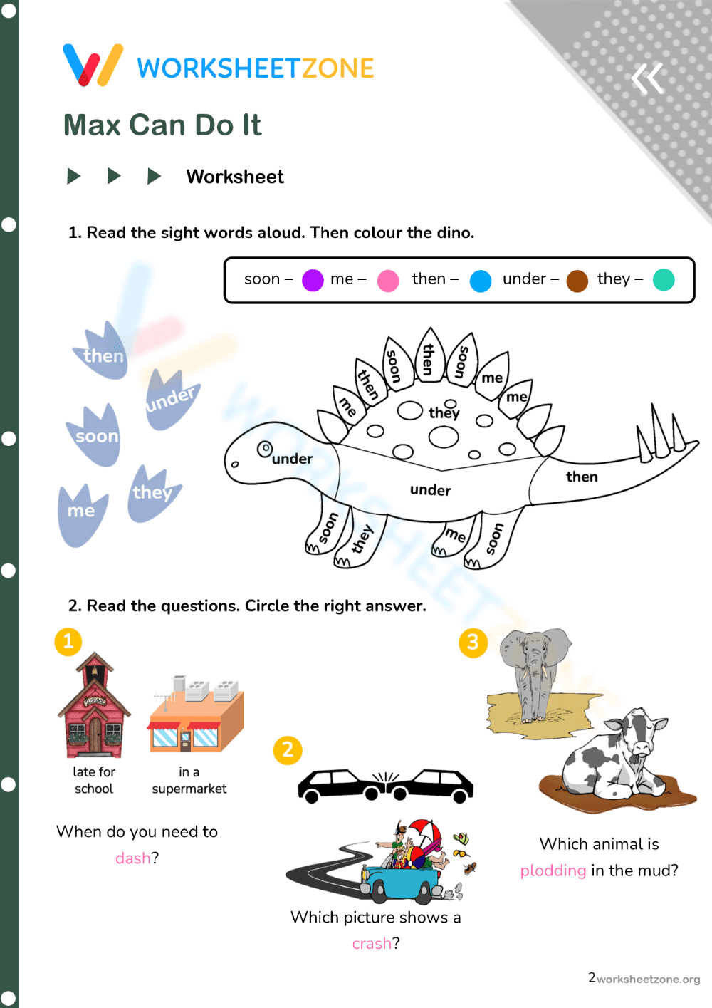 English-teaching materials for English teachers - Max can do it! - Page 2