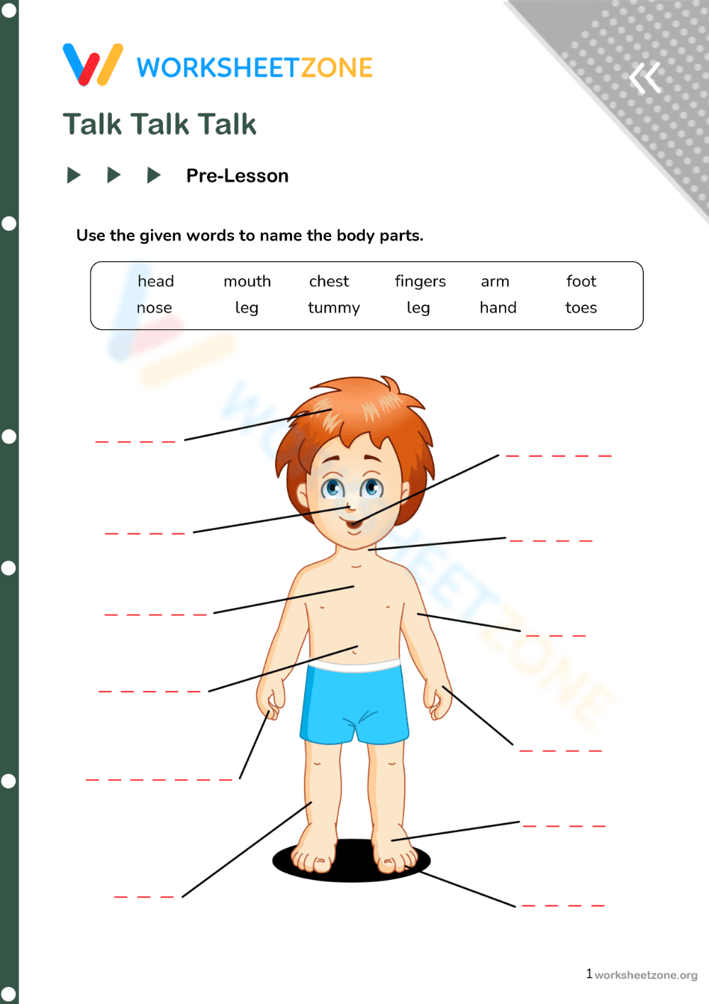 English-teaching materials for English teachers - Talk Talk Talk - Page 1