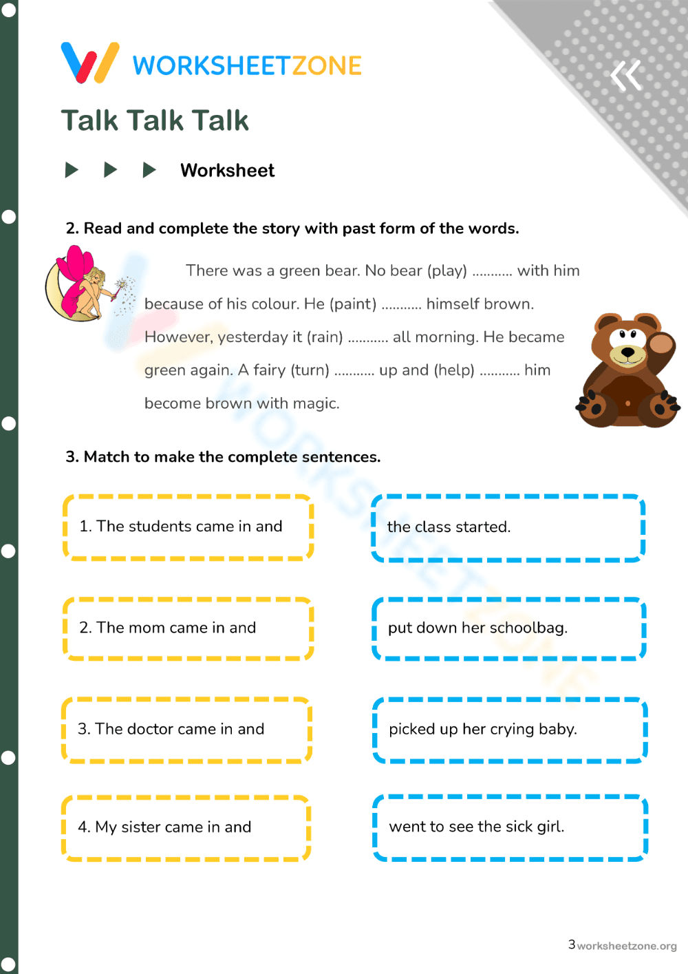 English-teaching materials for English teachers - Talk Talk Talk - Page 3