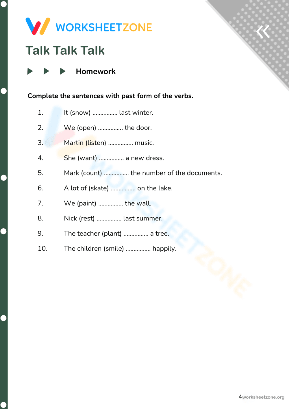 English-teaching materials for English teachers - Talk Talk Talk - Page 4