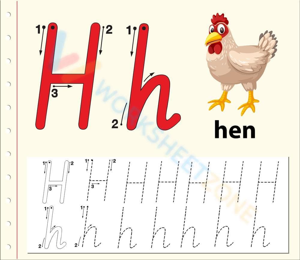 H is for Hen - Page 1