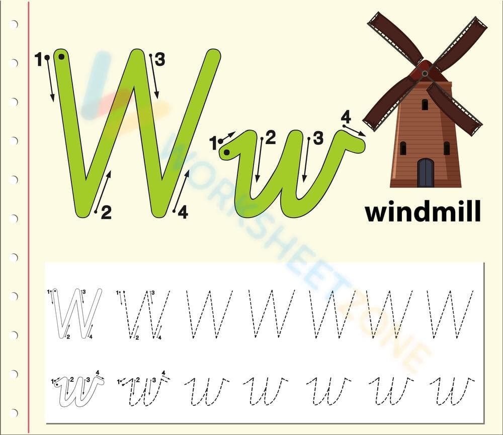 W is for Windmill - Page 1