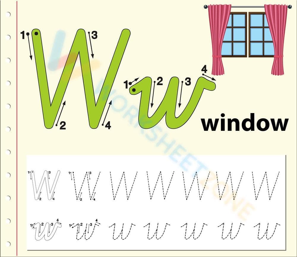 W is for Window - Page 1