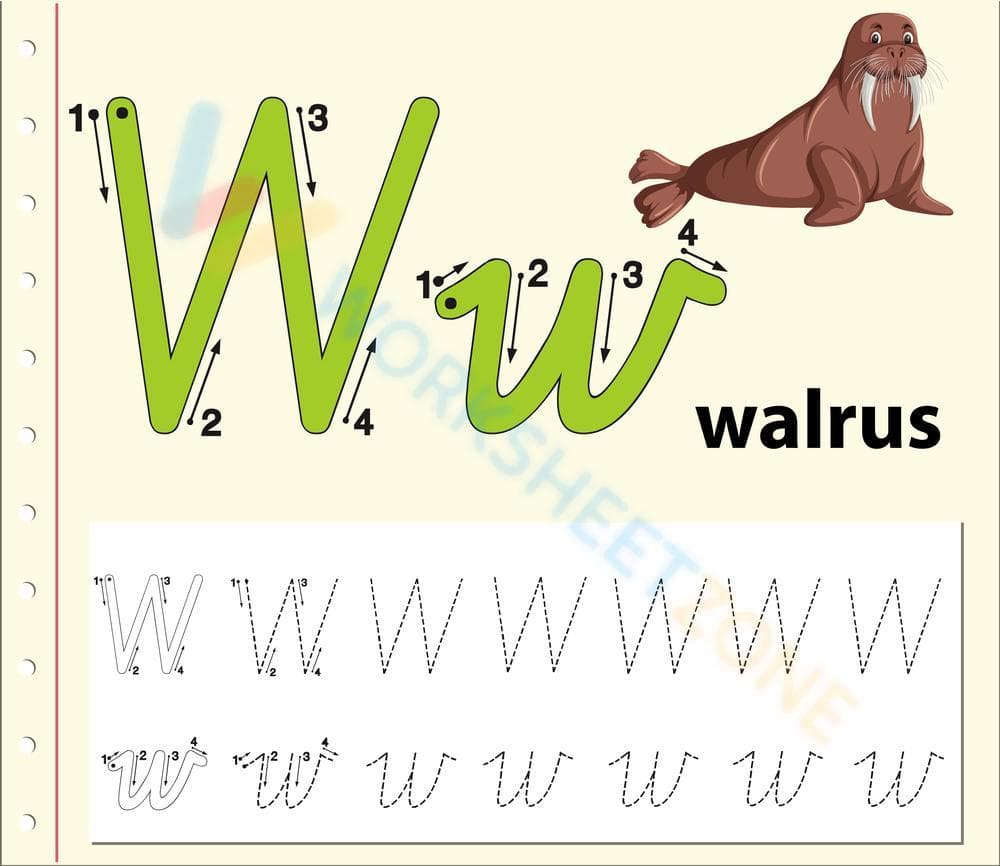 W is for Walrus - Page 1