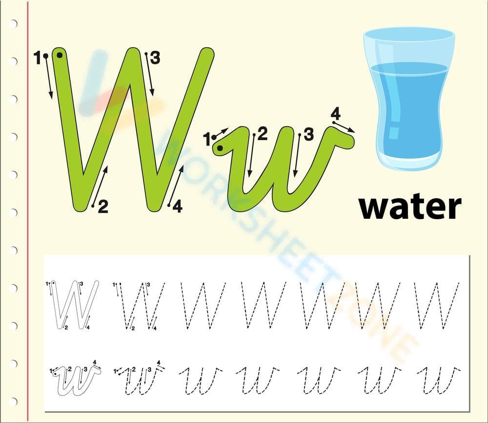 W is for Water - Page 1