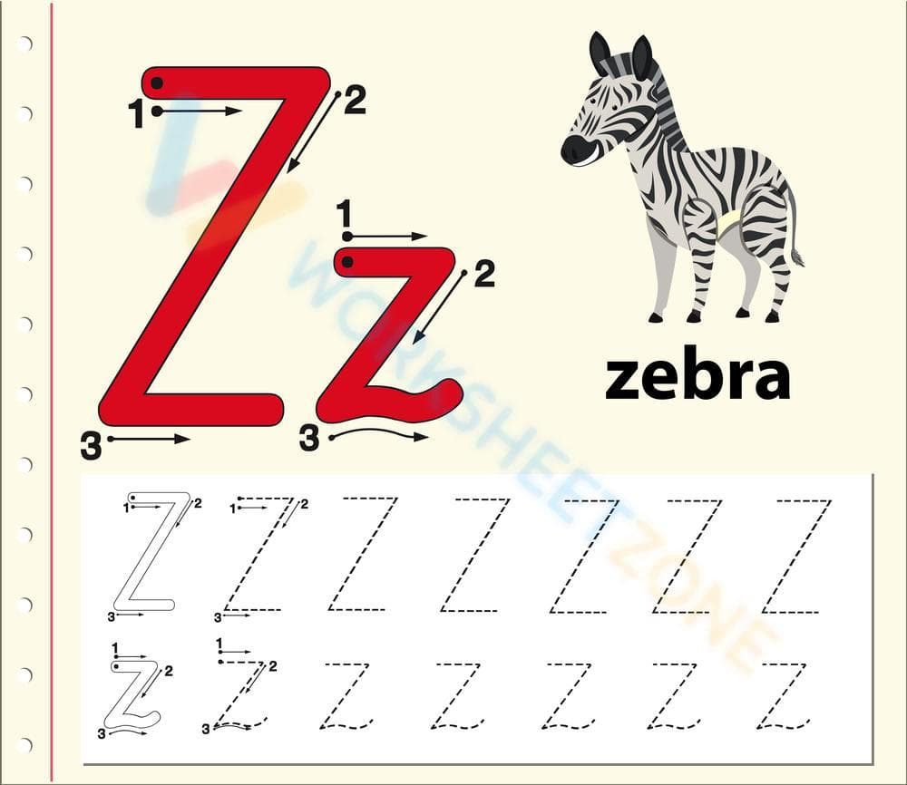 Z is for Zebra - Page 1