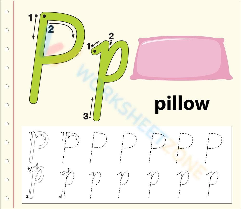 P is for Pillow - Page 1