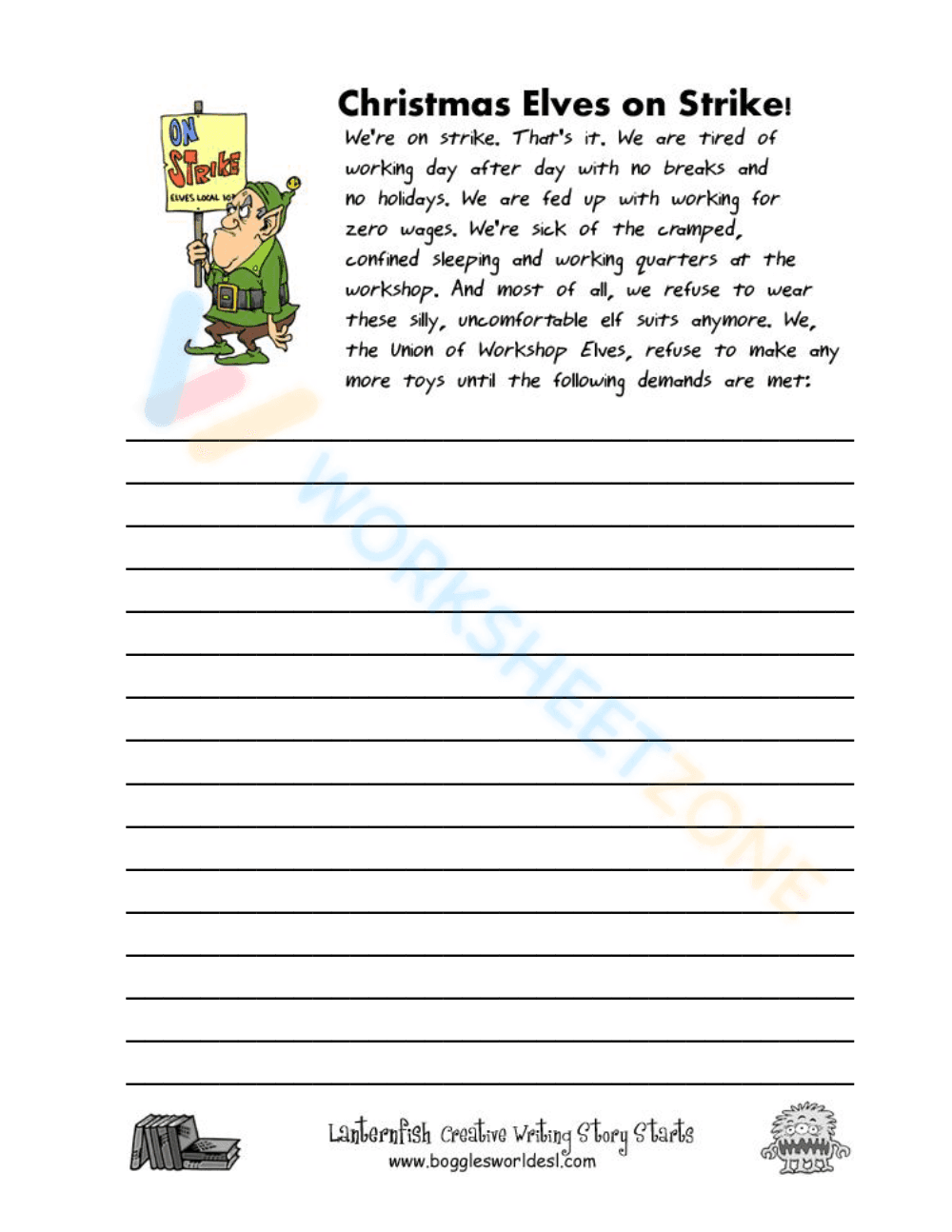 Elves on Strike - Page 1