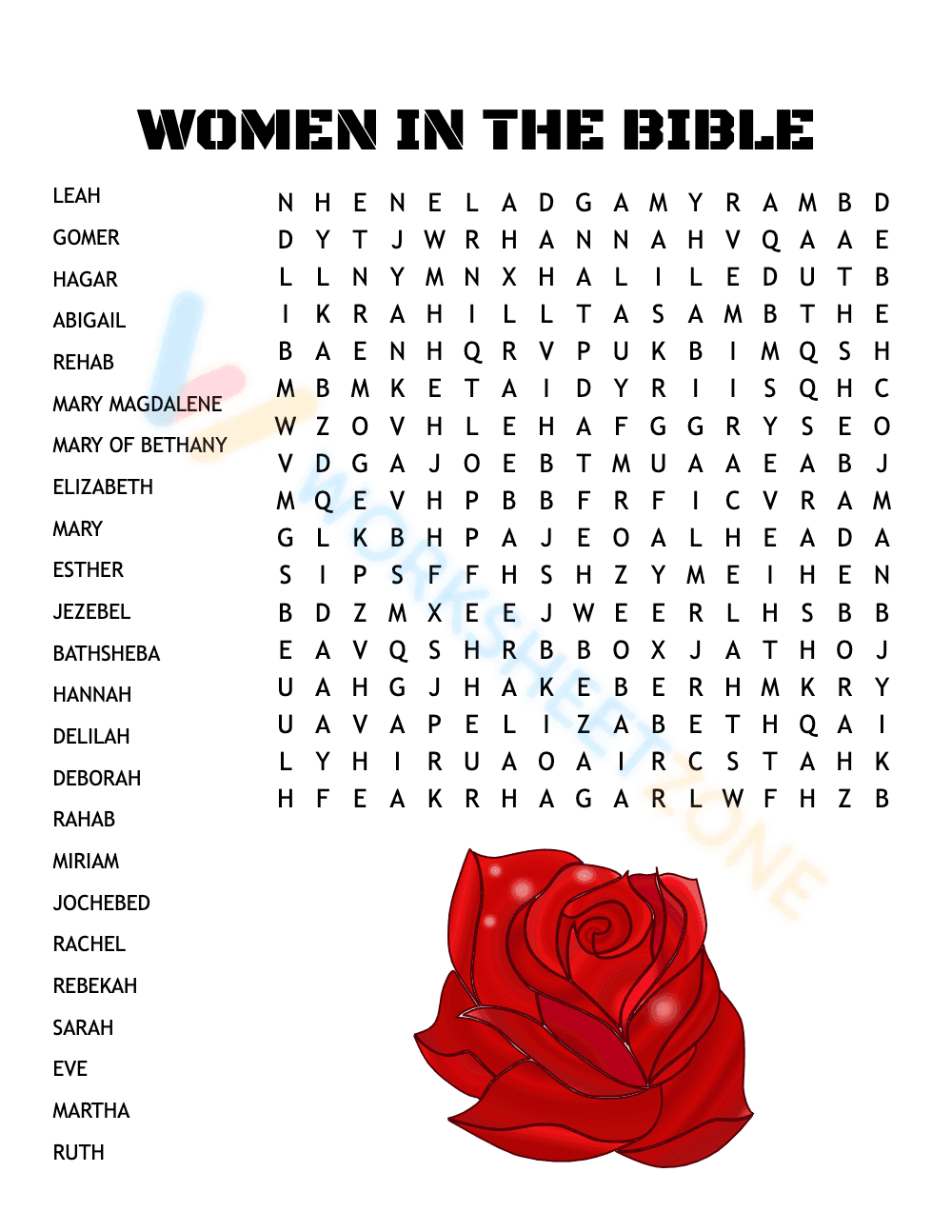 WOMEN IN THE BIBLE - Page 1