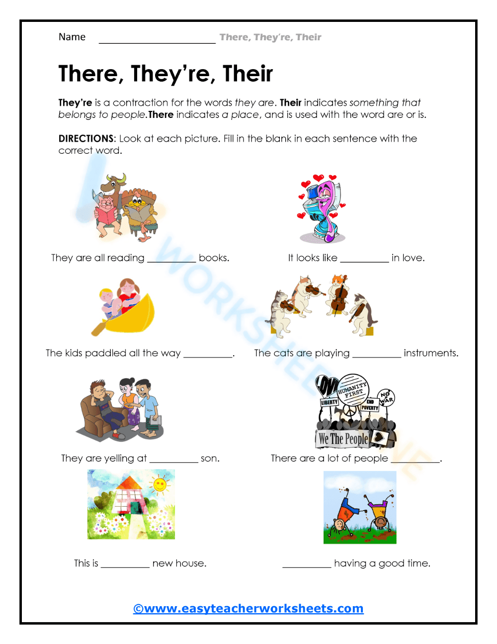 THEIR / THERE / THEY’RE 6 - Page 1