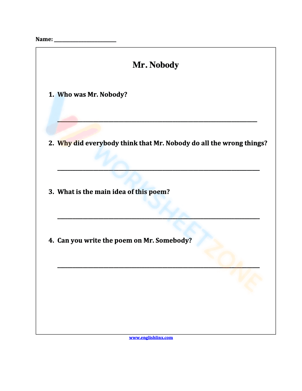 Complete the Poem: Rhyming Words & Context - Page 2