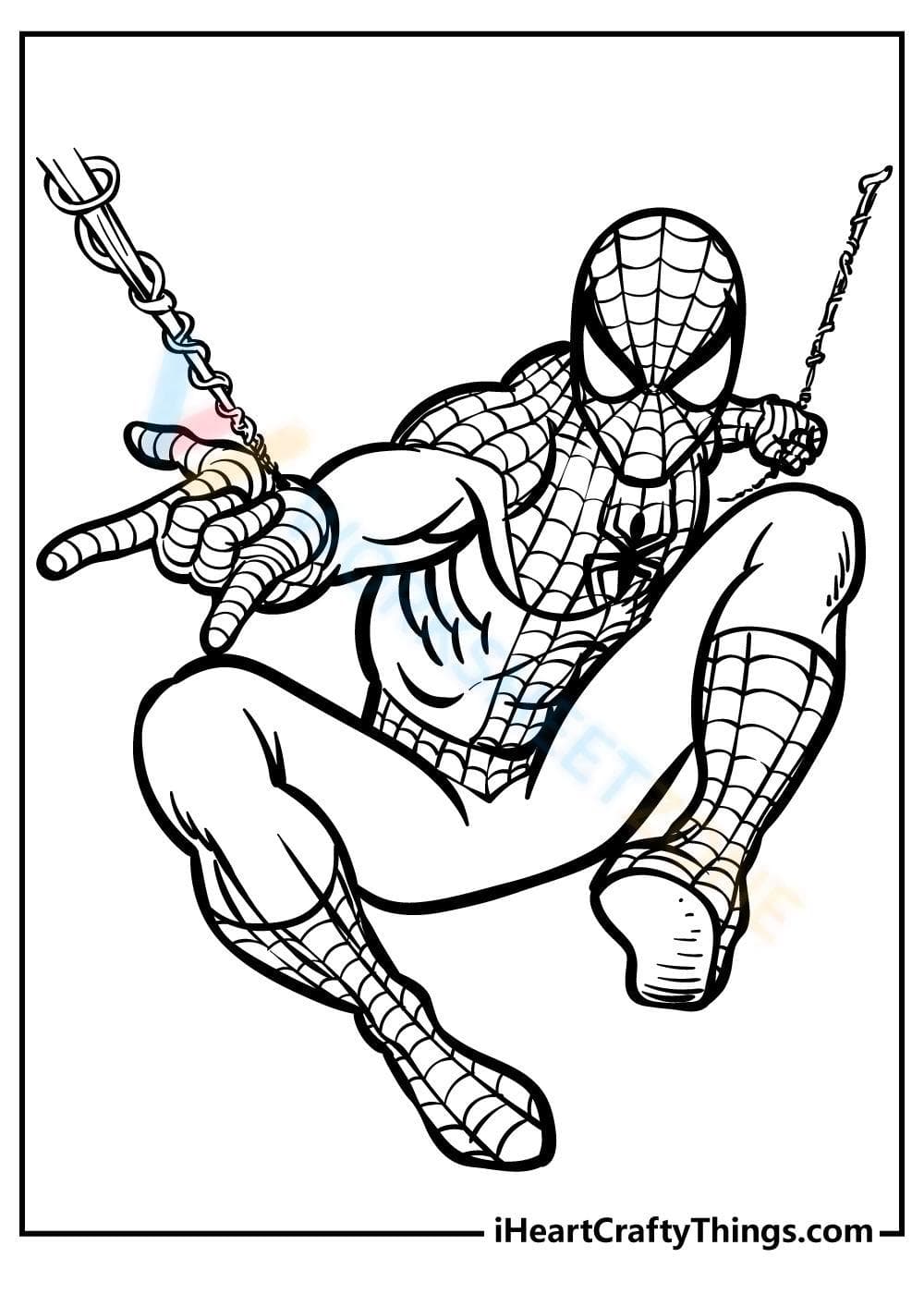 Spider-Man Coloring Page - Page 1