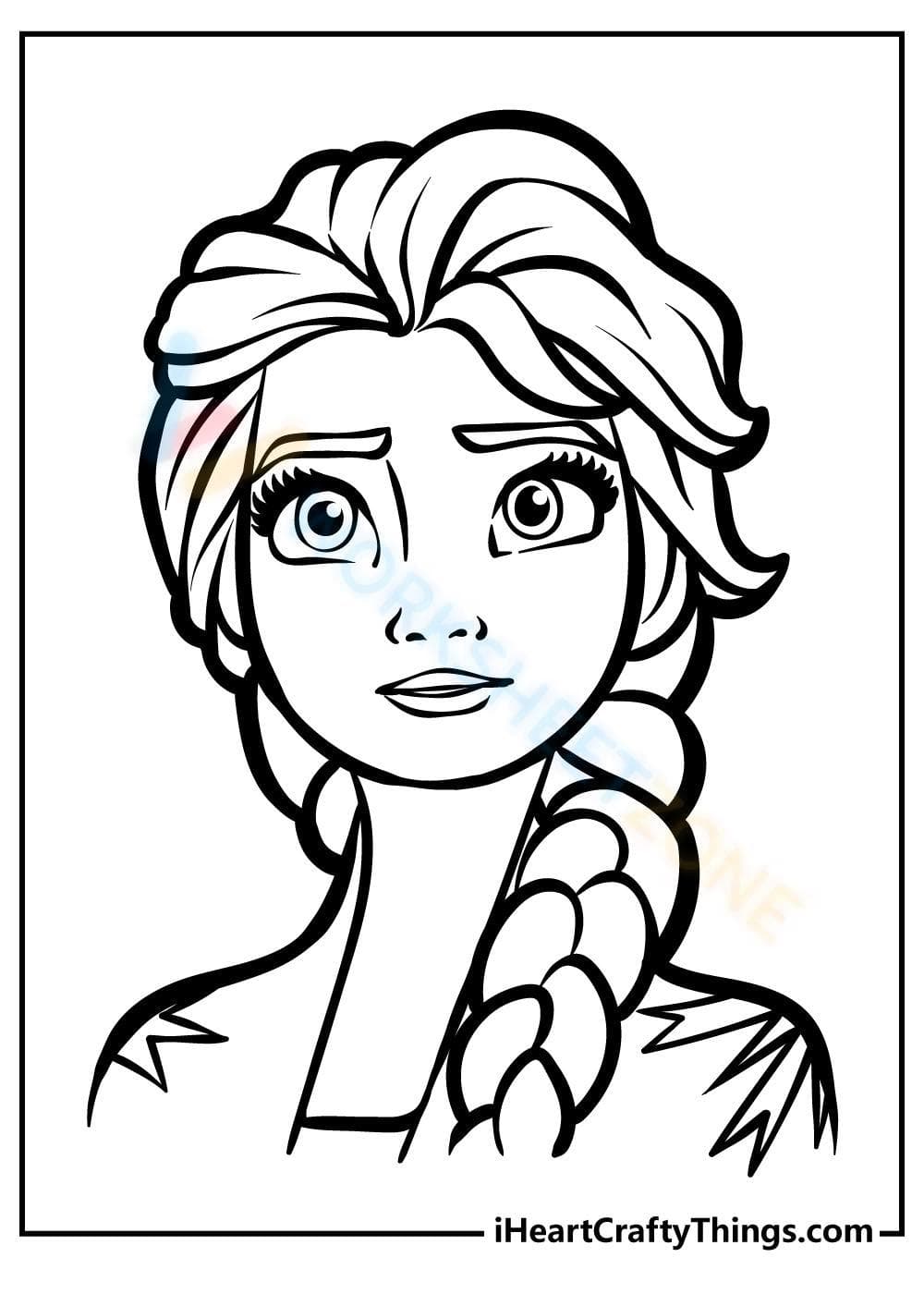 The portrait of Queen Elsa - Page 1