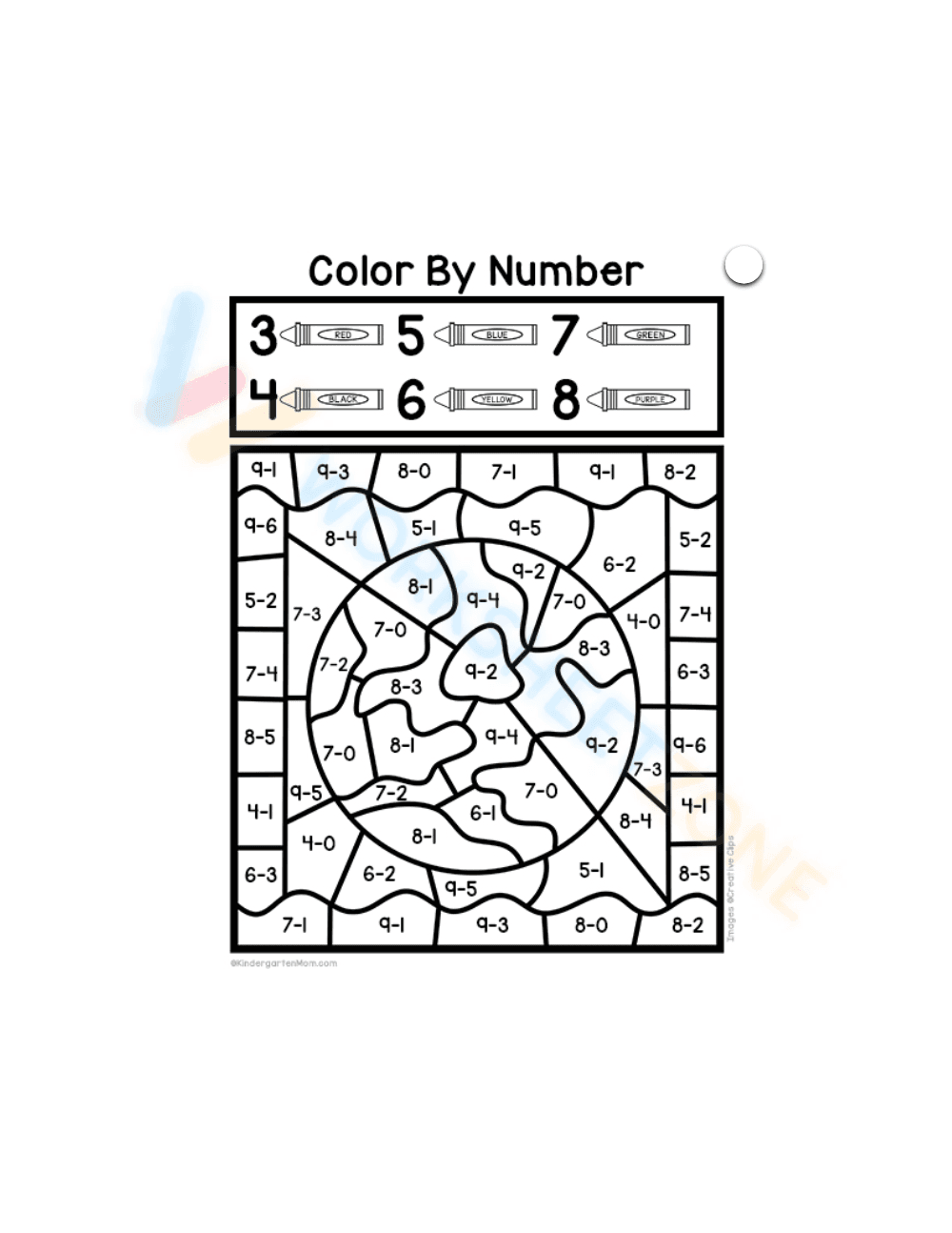 Color by numbers - Page 1
