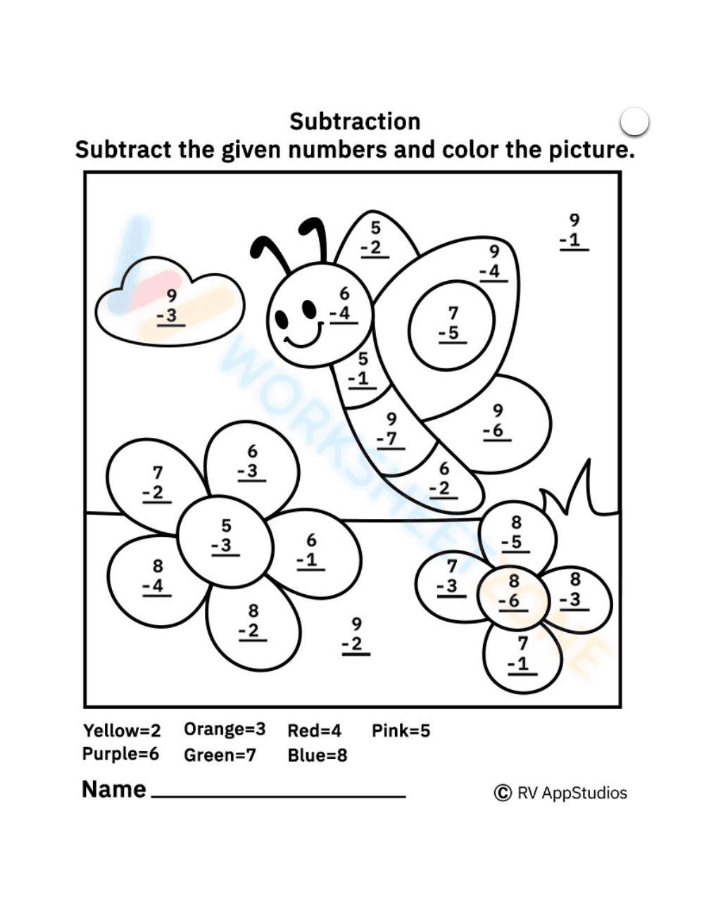 Butterfly and flowers - Page 1