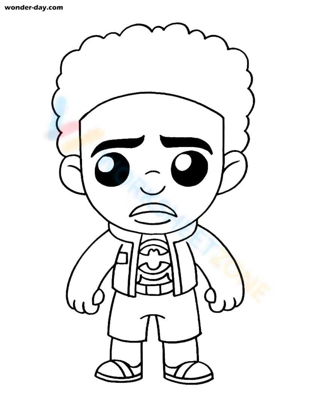 Cartoon Miles Morales - Page 1