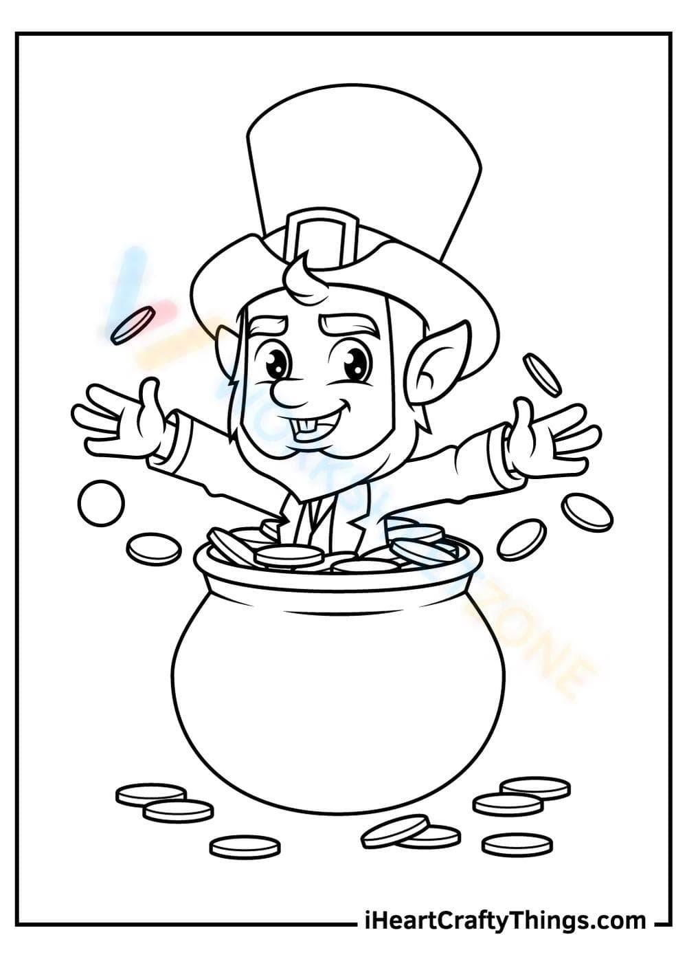 Happy Leprechaun Activity Sheet - Page 1