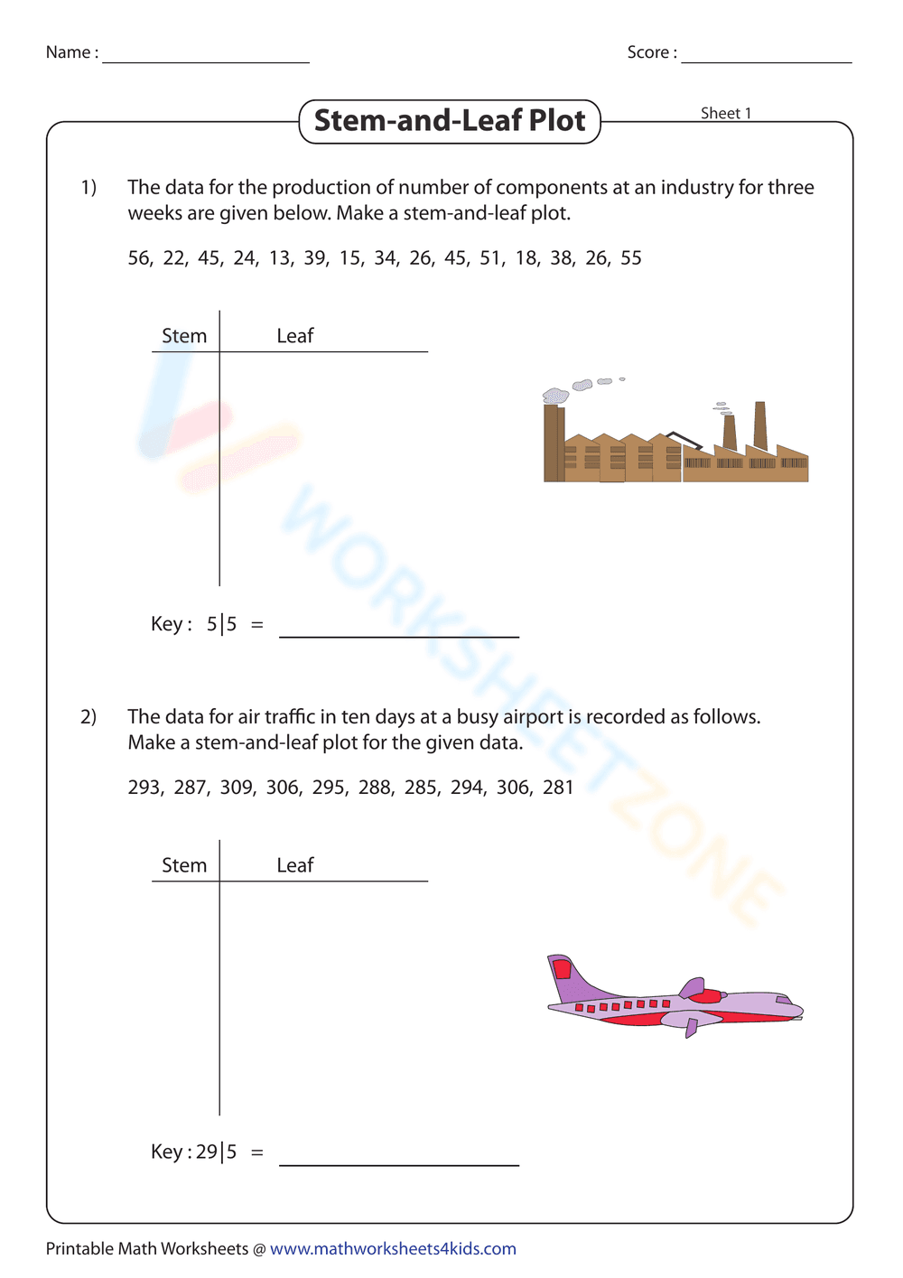 Mastering Stem and Leaf Plot - Page 1