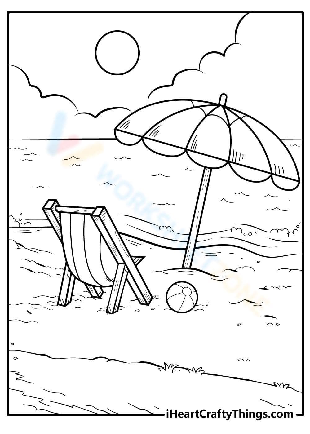 Beach scene - Page 1