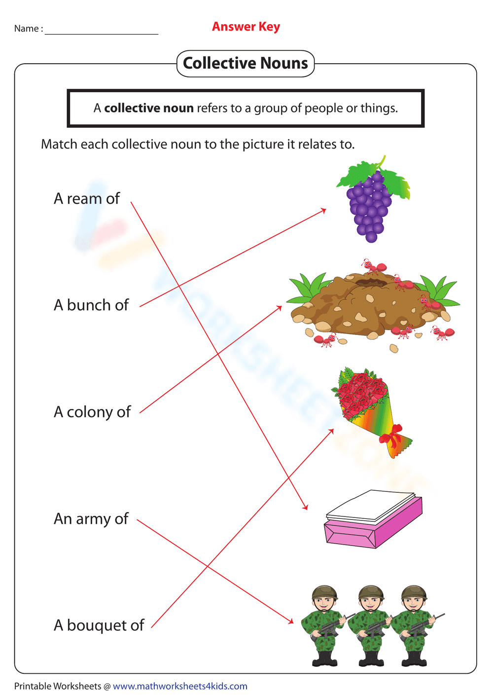 Collective nouns exercise - Page 2