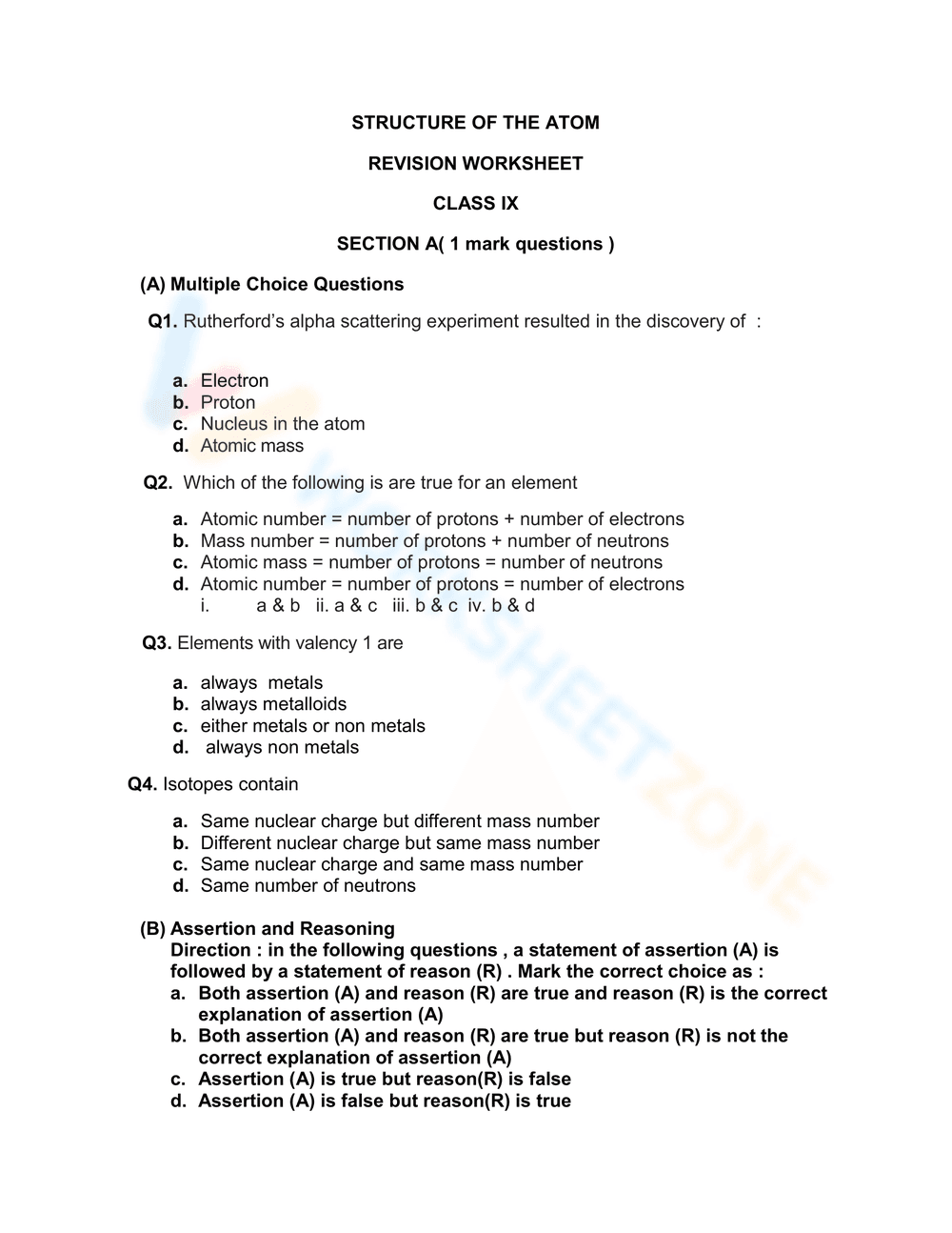 Structure of the Atom: Exploring the Atom - Page 1