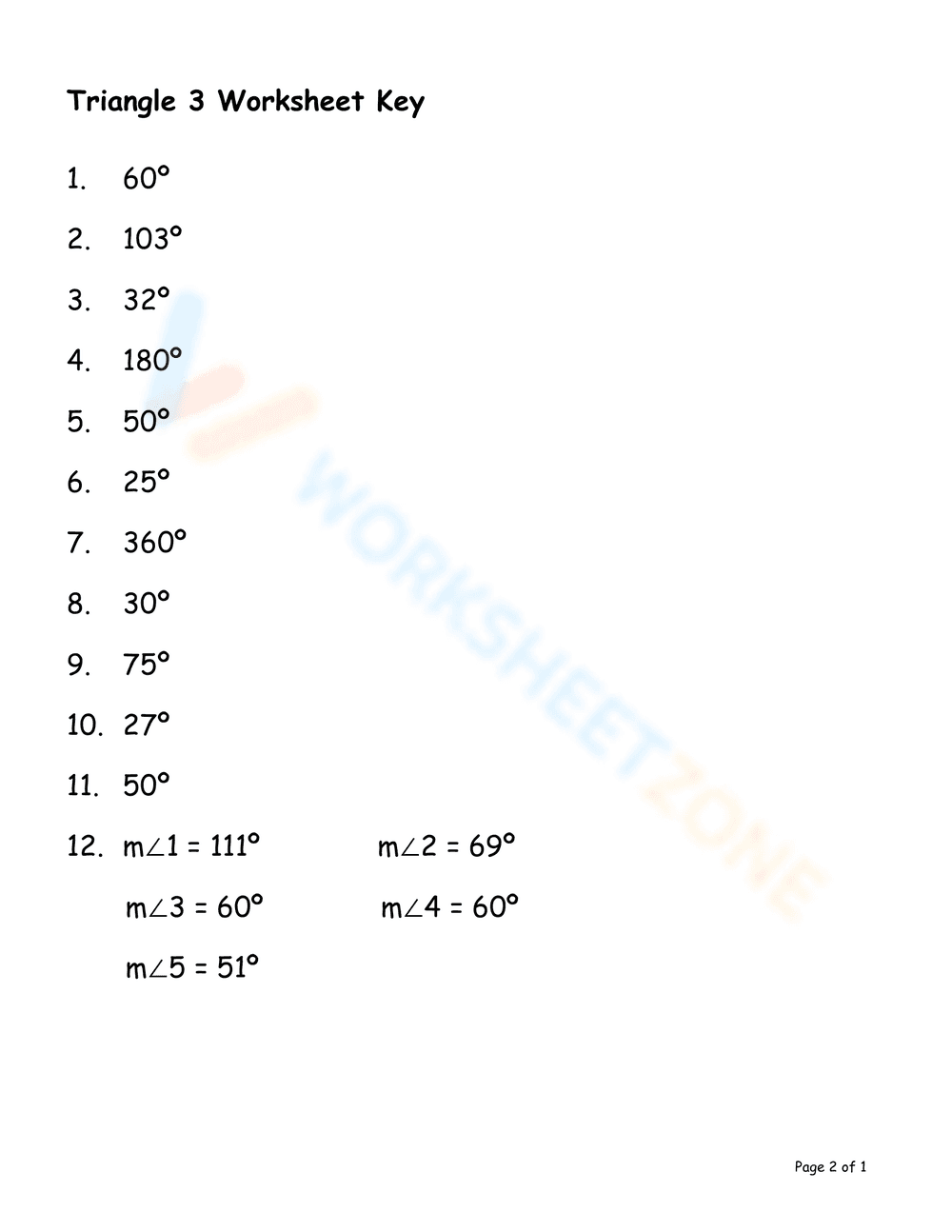 Practice Calculating Exterior Angles with this Worksheet - Page 2