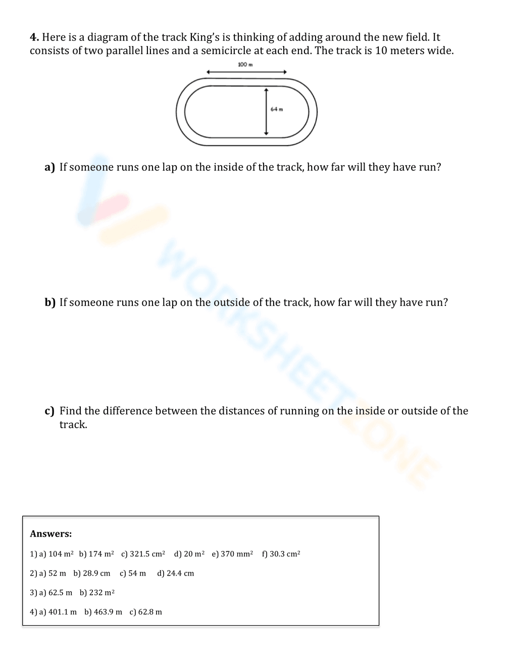 Calculate Area of Composite Figures Worksheet - Page 4