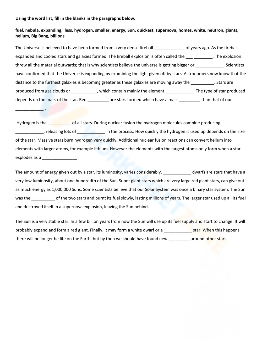 Life Cycle of a Star - Page 4