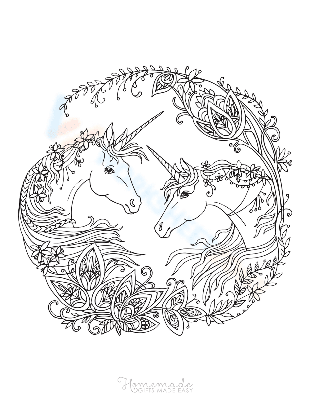 Beautiful Unicorn Illustration - Page 1