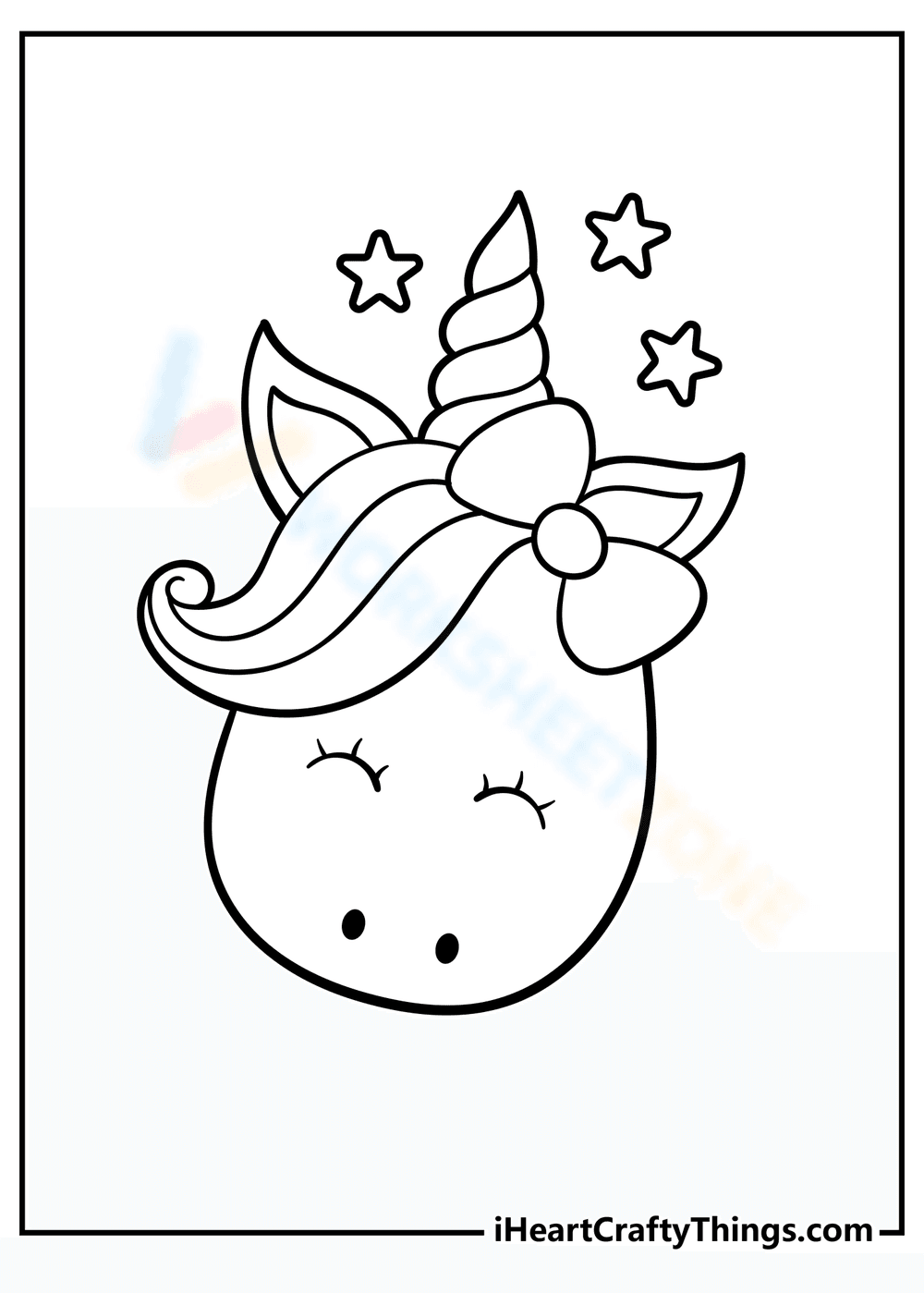 Unicorn Head - Page 1