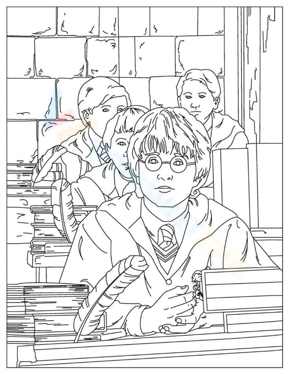 Harry in Classroom - Page 1