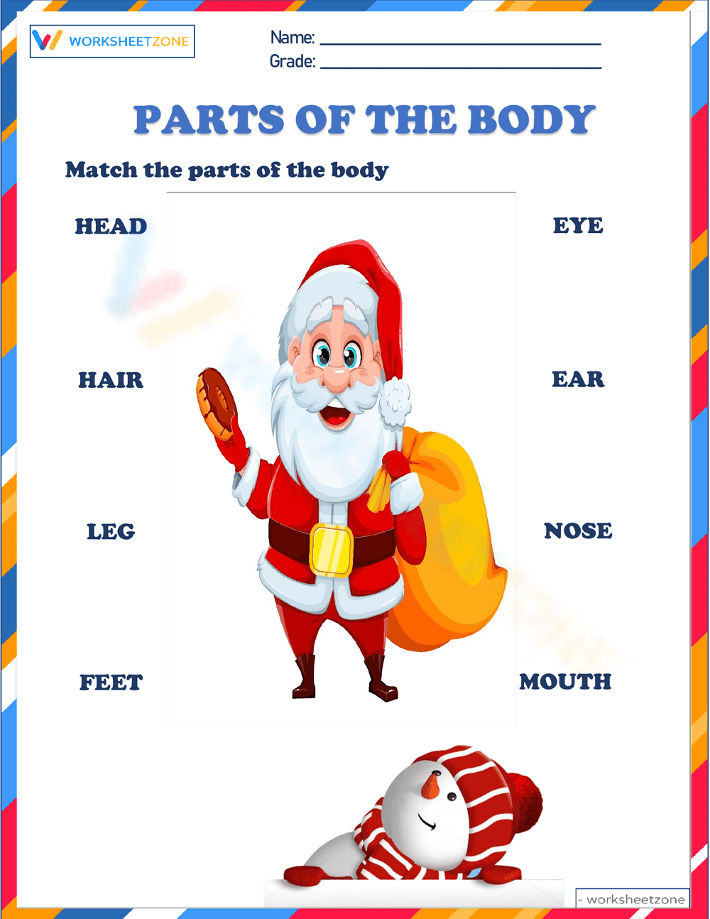 Santa Claus - body parts - Page 1