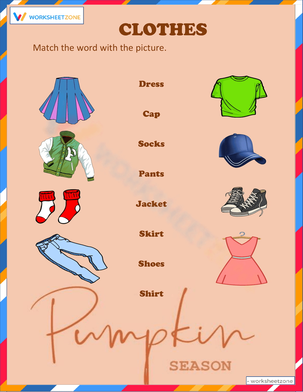 Match the clothes - Page 1