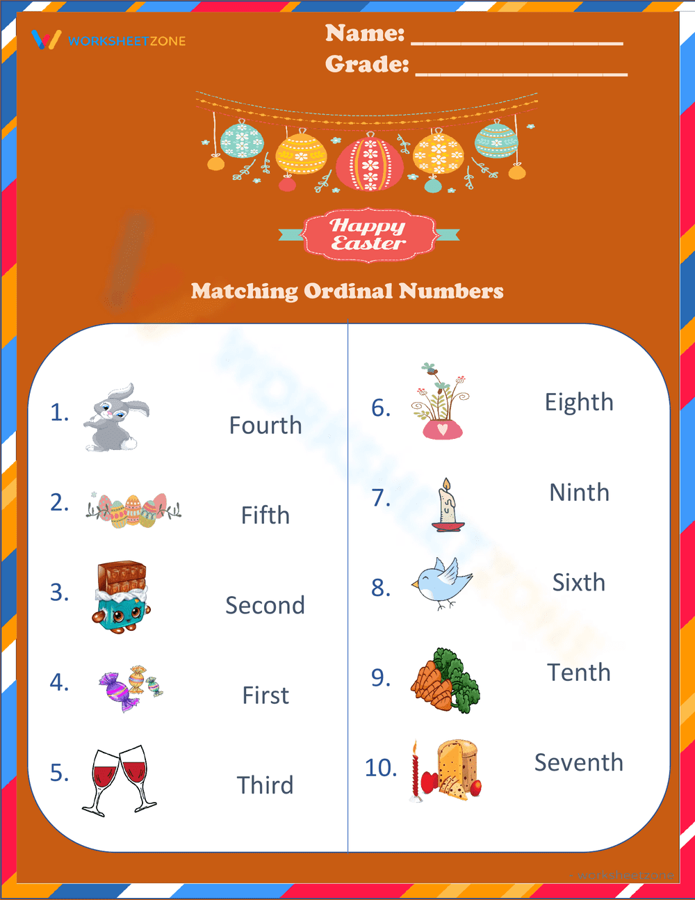 Find Ordinal Numbers: An Educational Tool - Page 1
